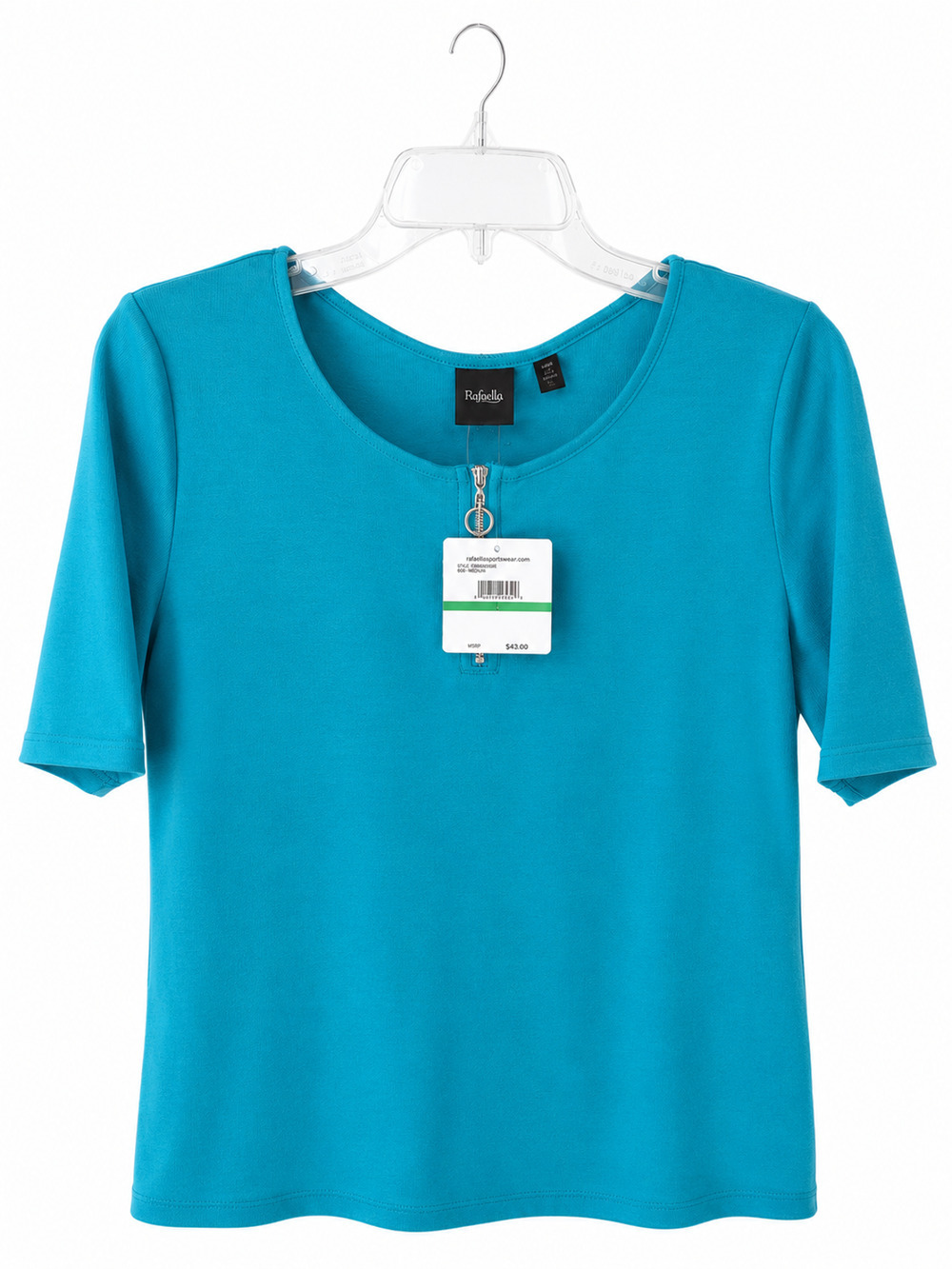 Rafaella Sportswear Women’s Quarter Zip Tee Size Large